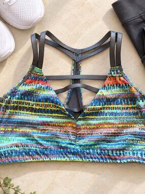 Victoria’s Secret VSX Sport Strappy Sports Bra – Large